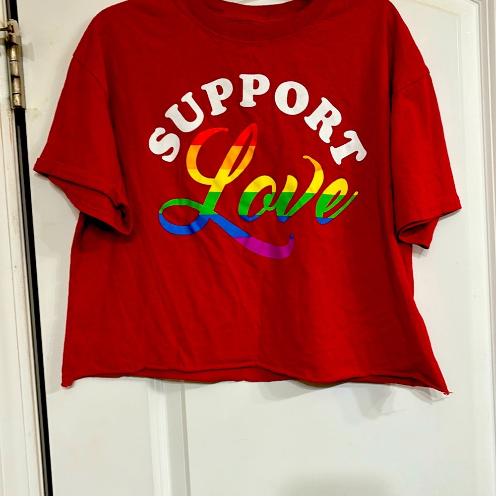 Modern Lux red crop top